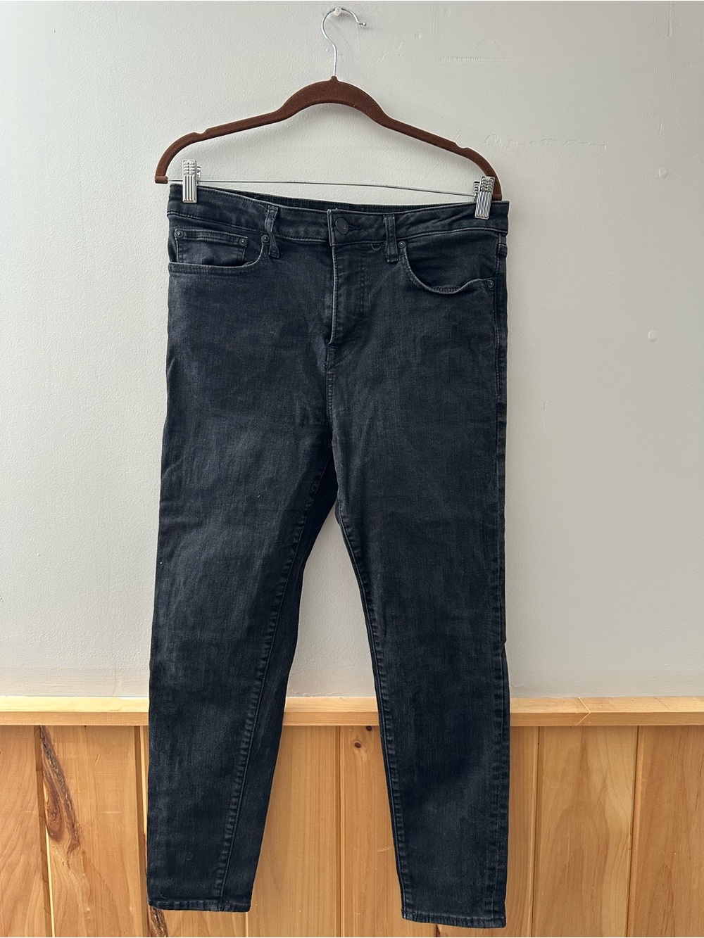 Express Men's Black Skinny Jeans